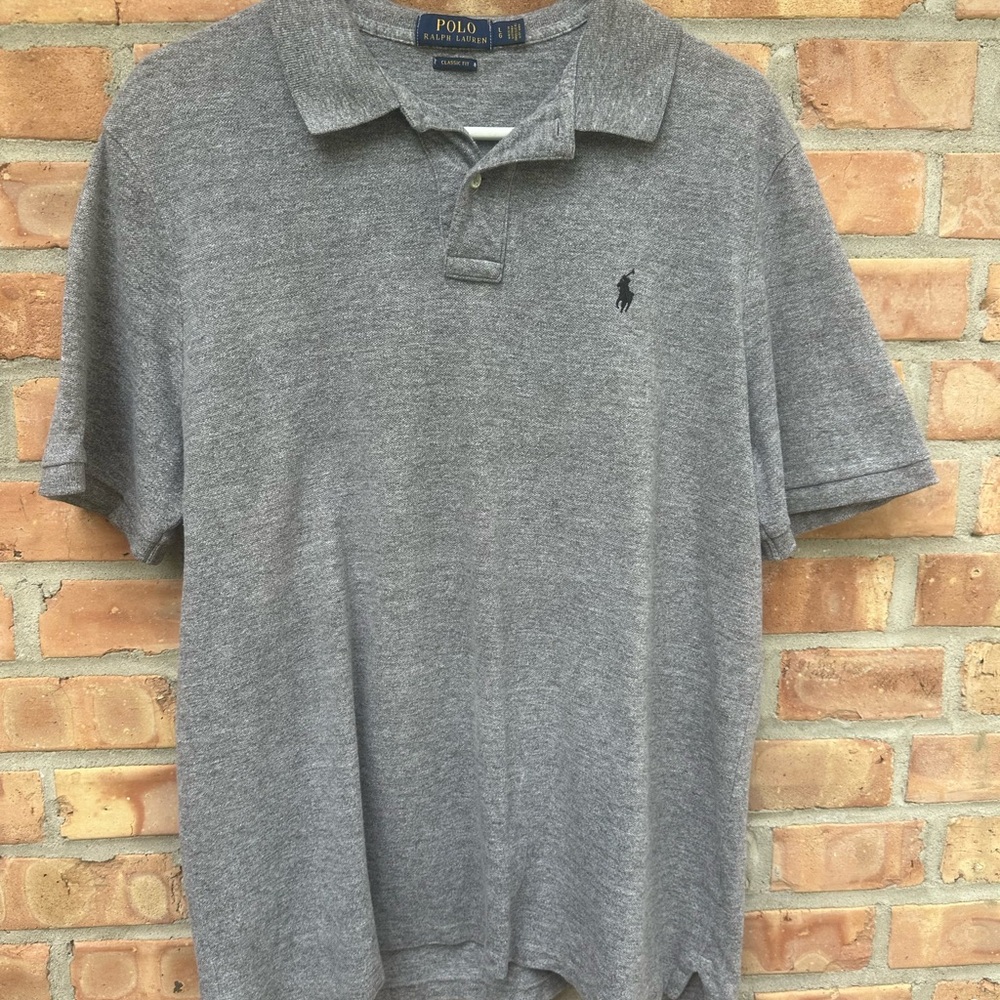 Ralph Lauren Classic Gray Polo Shirt